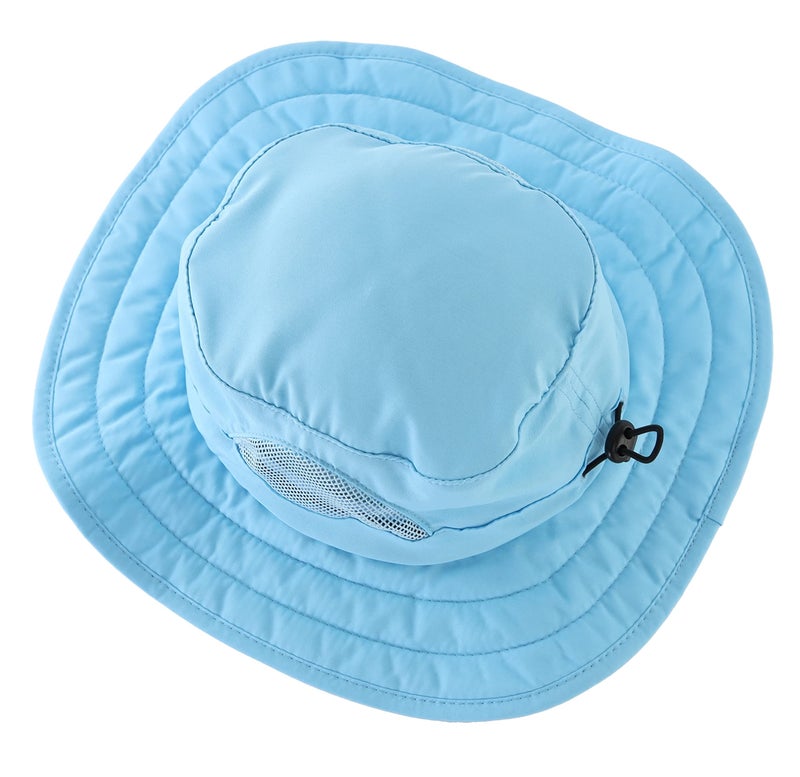 Connectyle Kids UPF 50+ Bucket Sun Hat UV Sun Protection, Aqua Blue, 2-6T - Image 3